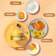 120g turmeric Vitamin C Cleansing Mask Turmeric Mud Mask Deep Cleansing Mask Vitamin C Mask New Year's Valentine's Day gift