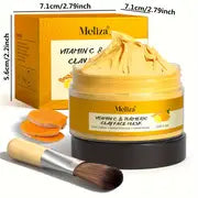 120g turmeric Vitamin C Cleansing Mask Turmeric Mud Mask Deep Cleansing Mask Vitamin C Mask New Year's Valentine's Day gift